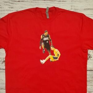 Allen Iverson Tyronn Lue Step Over Tshirt! Size Xl. Optional sizes